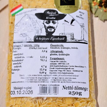 6 tojásos Eperlevél, 250 g