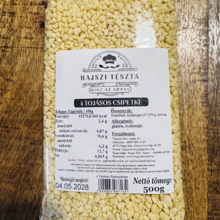 4 tojásos Csipetke, 500 g