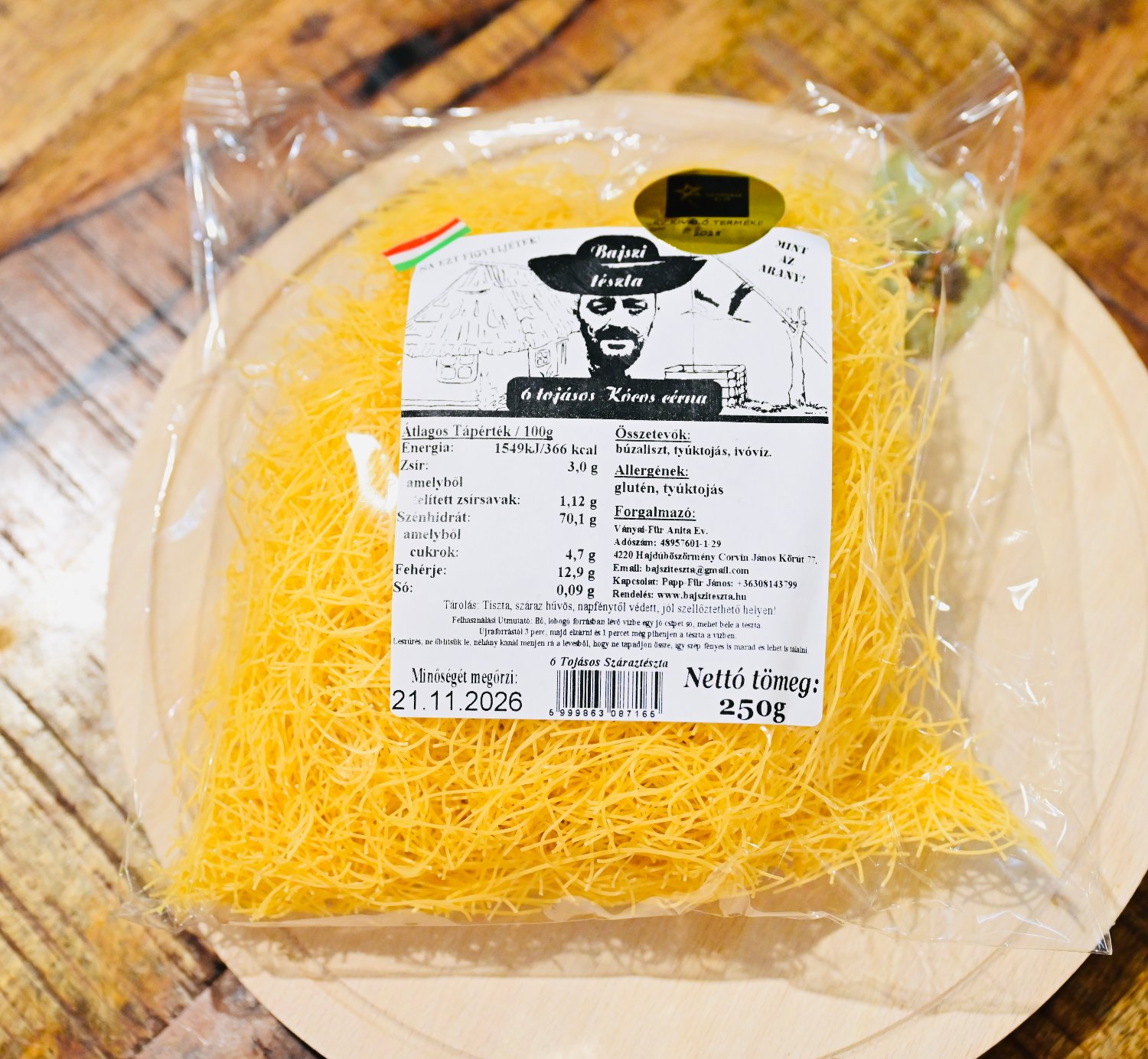 6 Tojásos Kócos Cérna, 250 G