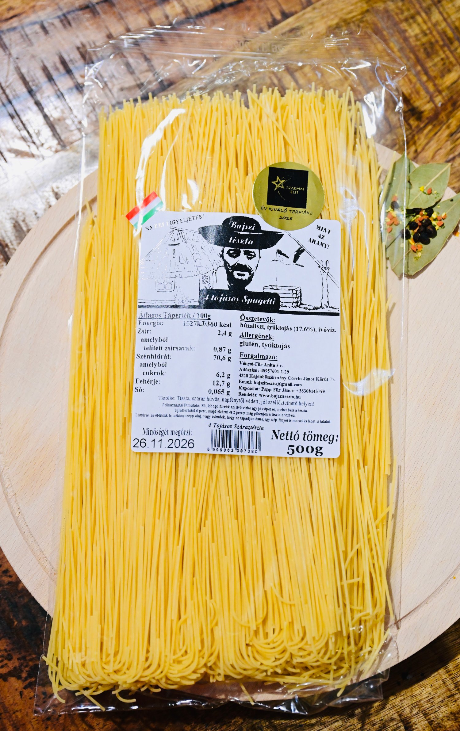 4 Tojásos Spagetti, 500 G