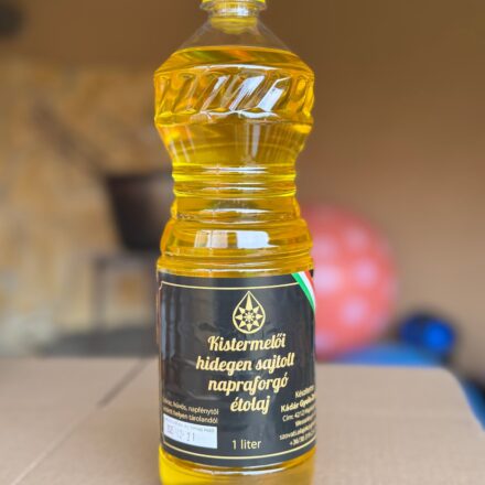 Hidegen sajtolt napraforgó olaj - 1 l