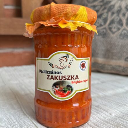 Padlizsános zakuszka - enyhén csípős