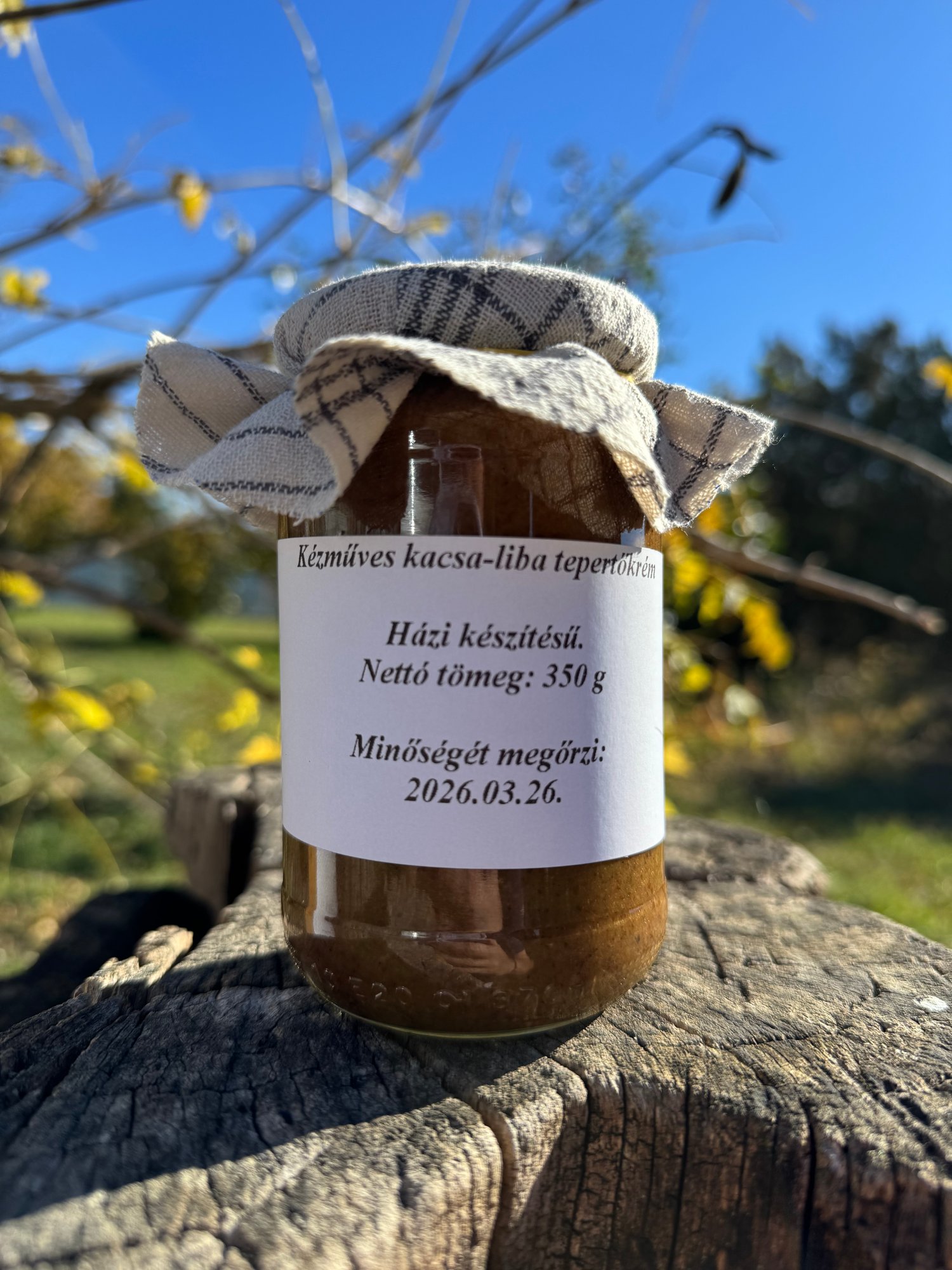 Kézműves Kacsa-liba Tepertőkrém