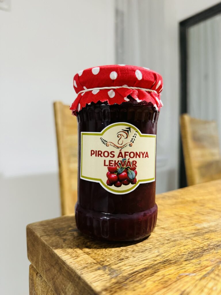 Piros áfonya lekvár