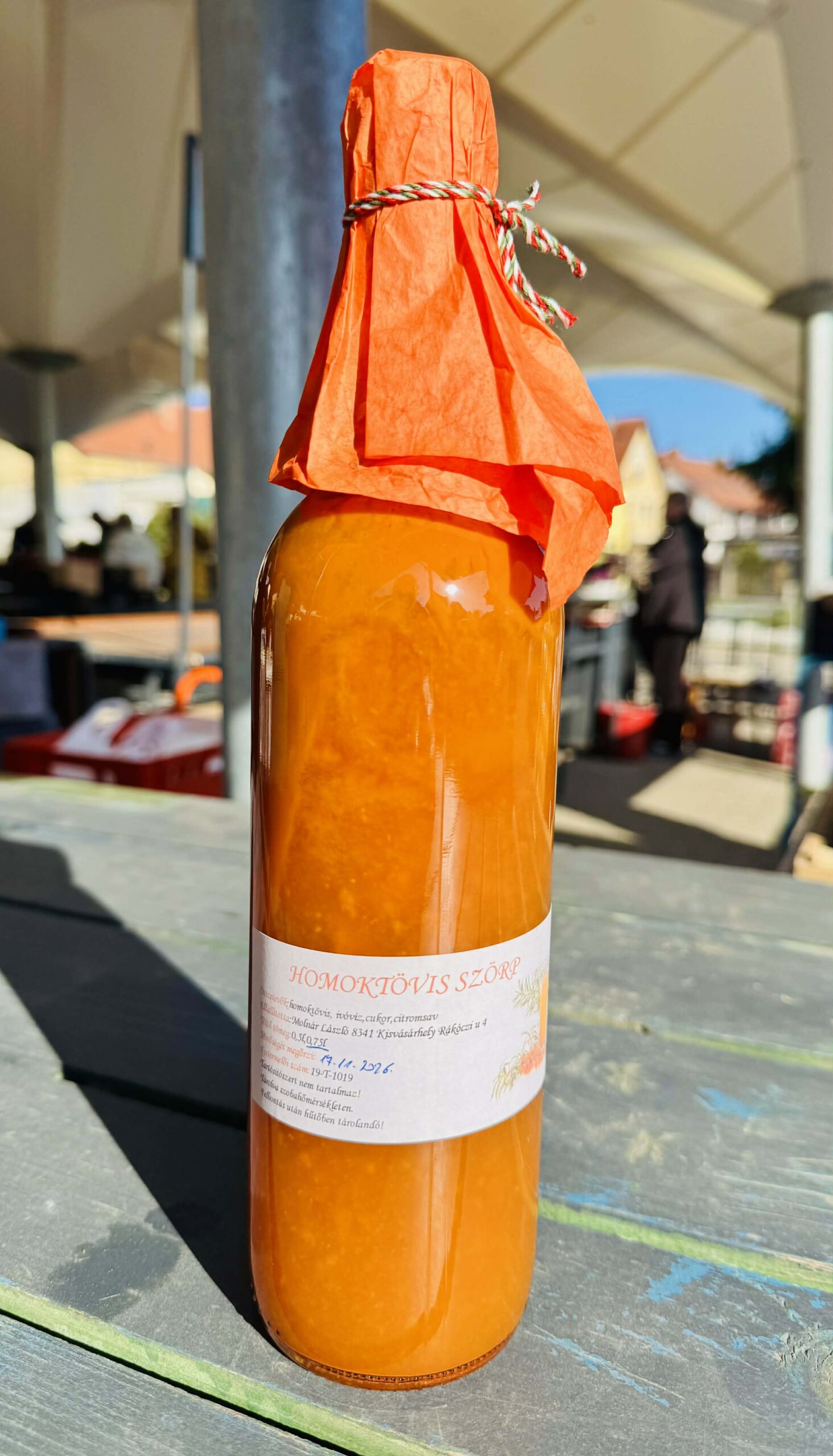 Homoktövis Szörp 0,75 L