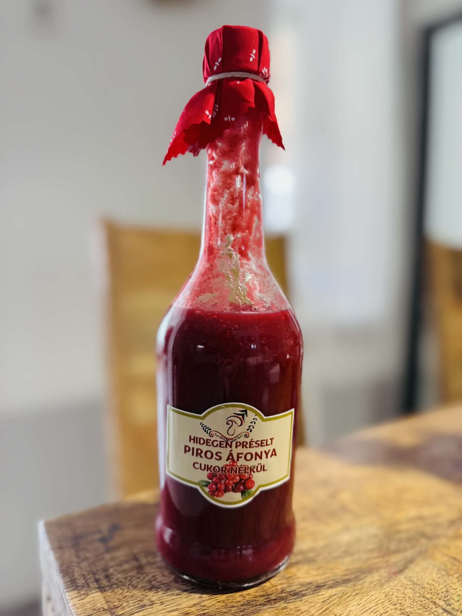 Hidegen Préselt Piros áfonya – Cukor Nélkül