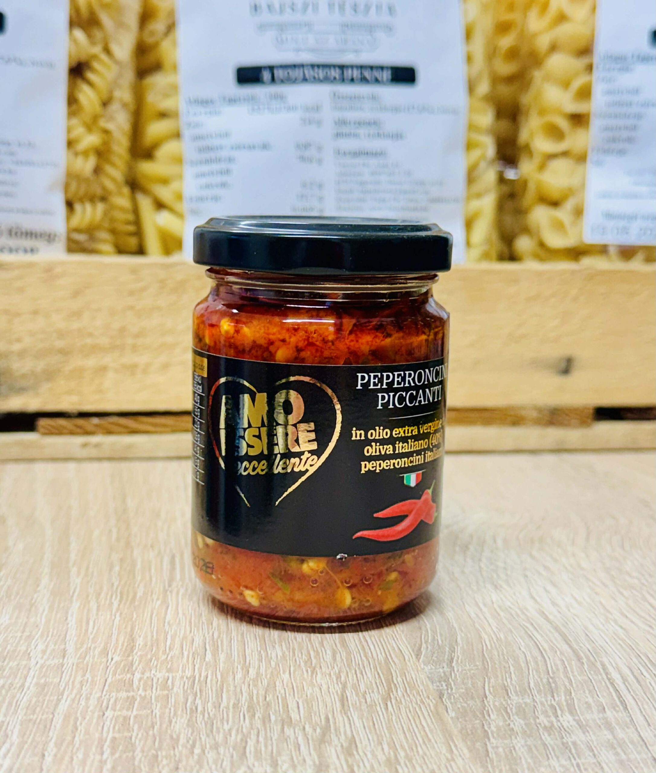 Csípős Darált Paprika Olíva Olajban