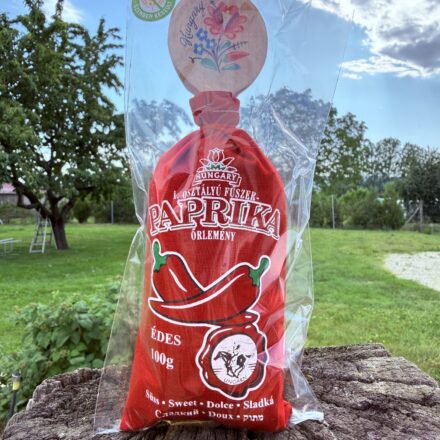 Fűszerpaprika őrlemény fakanalas vászonzsákban - édes
