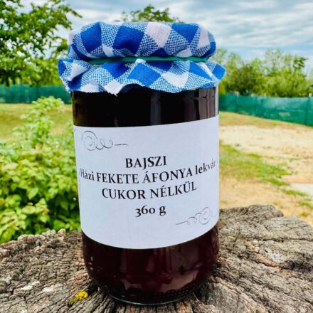 Bajszi házi fekete áfonya lekvár - CN
