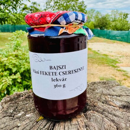 Bajszi házi fekete cseresznye lekvár