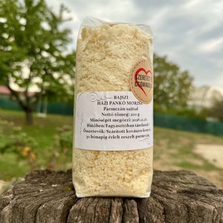 Bajszi házi pankó morzsa - parmezán sajttal