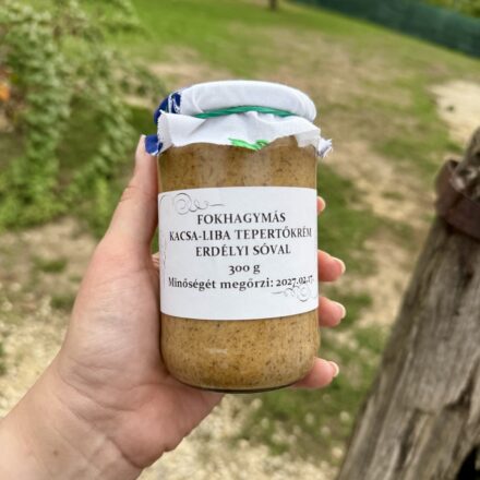 Fokhagymás kacsa-liba tepertőkrém